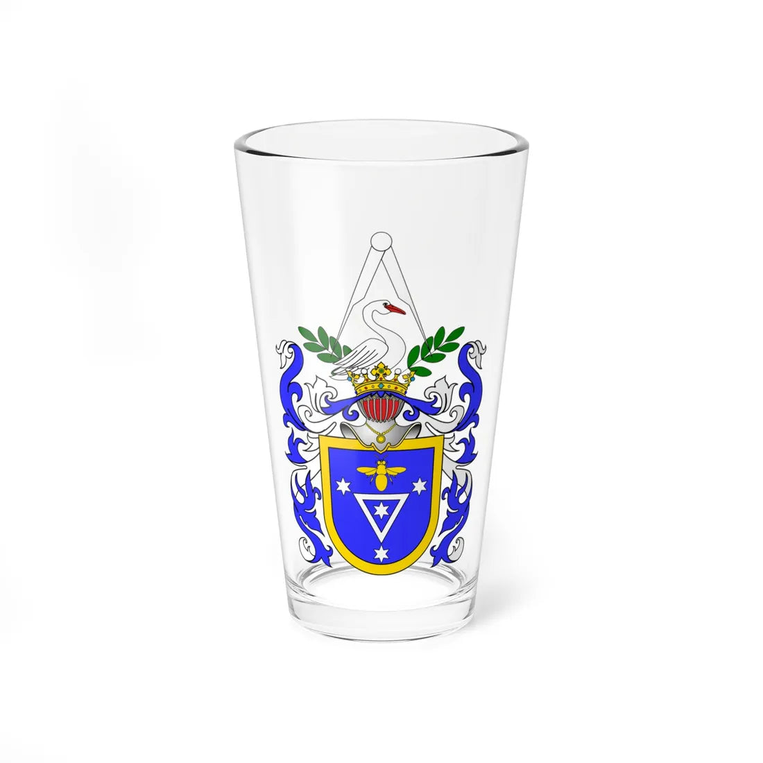 POL COA Ciężosił (Poland) (Coat of Arms) Pint Glass 16oz 16oz - Go Mug Yourself