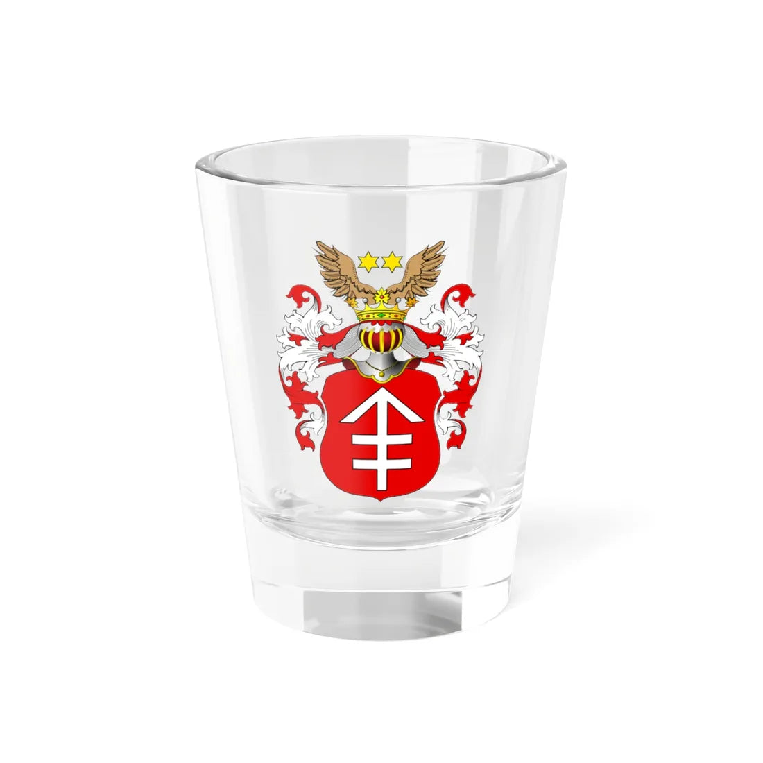 POL COA Cyrus (Poland) (Coat of Arms) Shot Glass 1.5oz 1.5oz - Go Mug Yourself