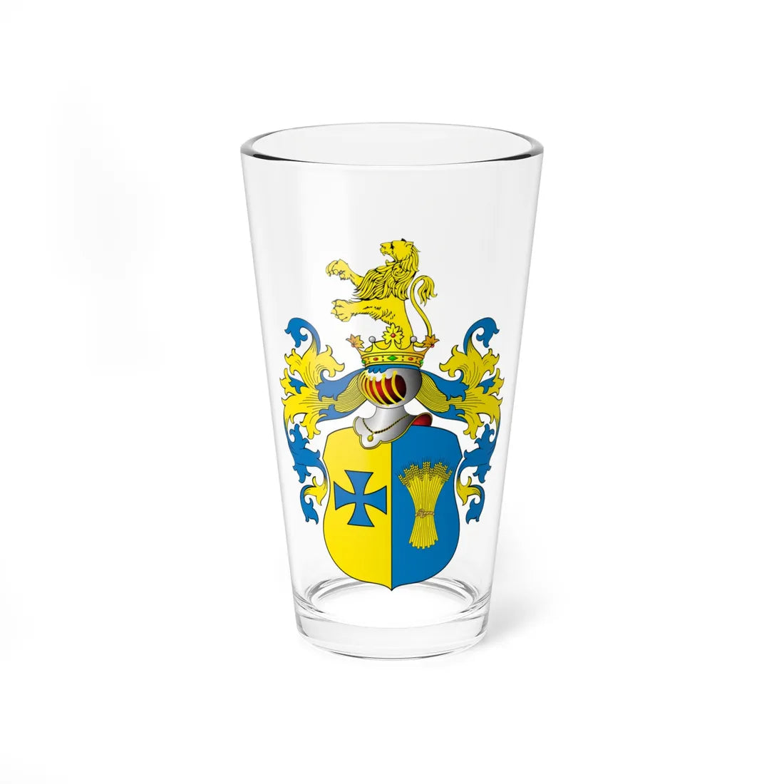 POL COA Czaderski (Poland) (Coat of Arms) Pint Glass 16oz 16oz - Go Mug Yourself