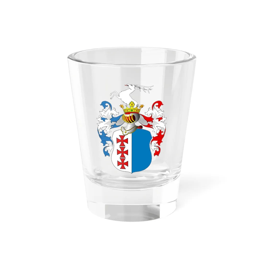 POL COA Czaplicki (Poland) (Coat of Arms) Shot Glass 1.5oz 1.5oz - Go Mug Yourself