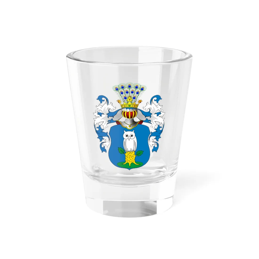 POL COA Czarliński I b (Poland) (Coat of Arms) Shot Glass 1.5oz 1.5oz - Go Mug Yourself
