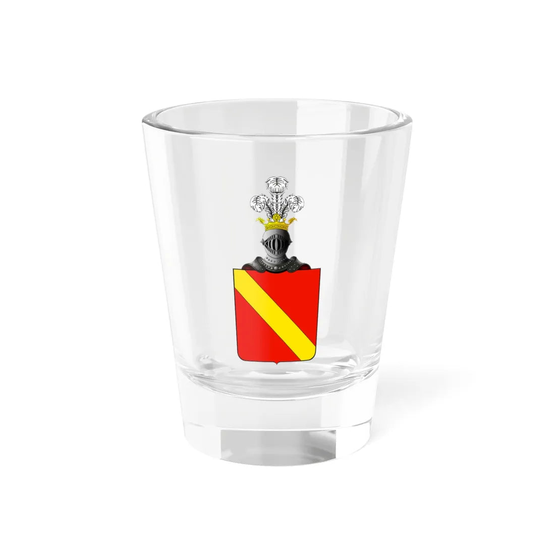 POL COA DHauterive (Poland) (Coat of Arms) Shot Glass 1.5oz 1.5oz - Go Mug Yourself