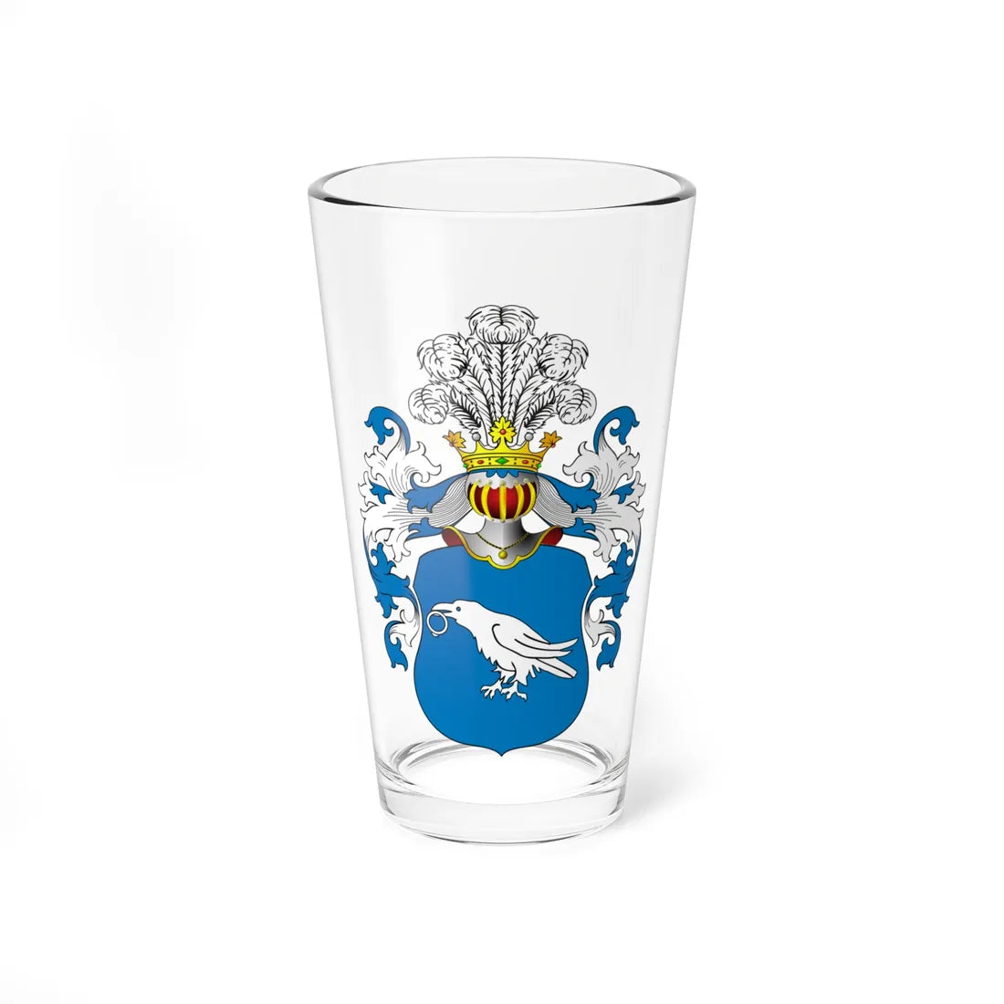 POL COA Kaftanowski (Poland) (Coat of Arms) Pint Glass 16oz 16oz - Go Mug Yourself