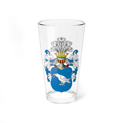 POL COA Kaftanowski (Poland) (Coat of Arms) Pint Glass 16oz 16oz - Go Mug Yourself