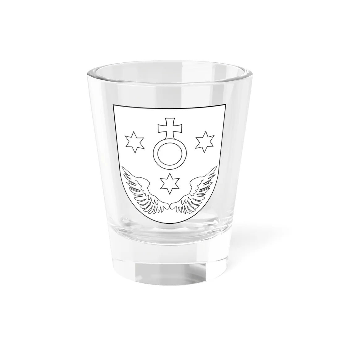 POL COA Karwowski (Poland) (Coat of Arms) Shot Glass 1.5oz 1.5oz - Go Mug Yourself