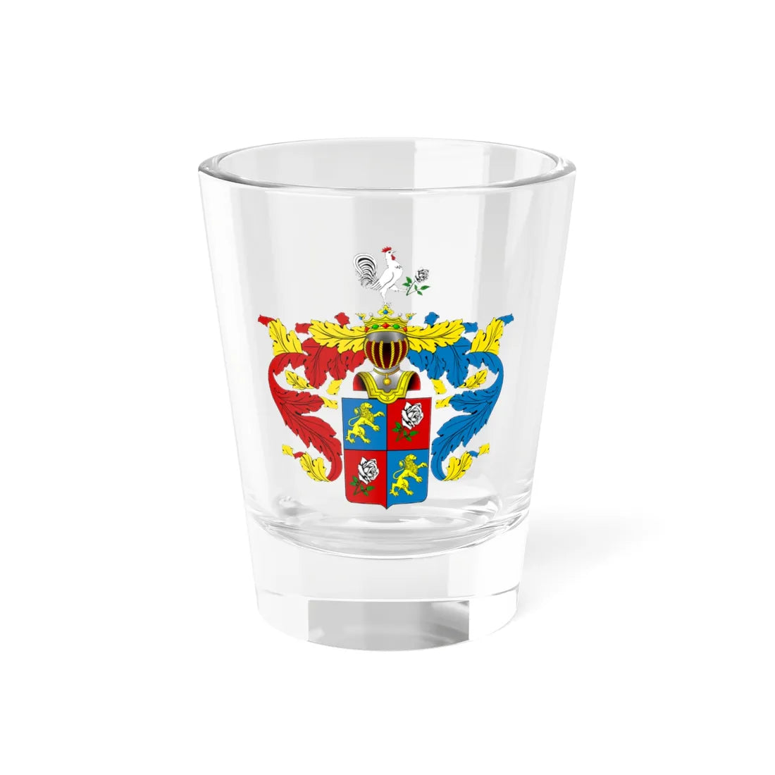 POL COA Kochetov (Russia) (Coat of Arms) Shot Glass 1.5oz 1.5oz - Go Mug Yourself