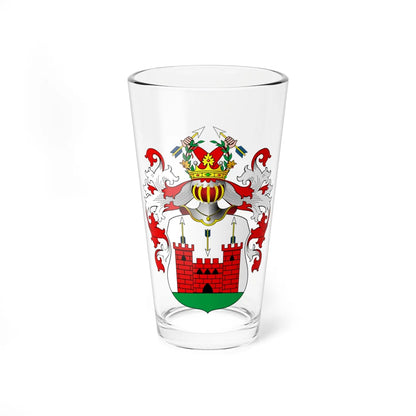 POL COA Kompenhauzen (Poland) (Coat of Arms) Pint Glass 16oz 16oz - Go Mug Yourself