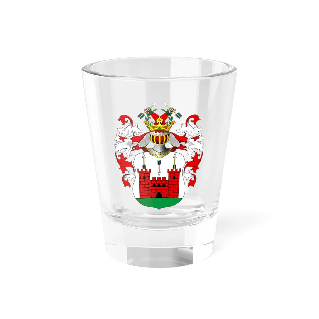 POL COA Kompenhauzen (Poland) (Coat of Arms) Shot Glass 1.5oz 1.5oz - Go Mug Yourself