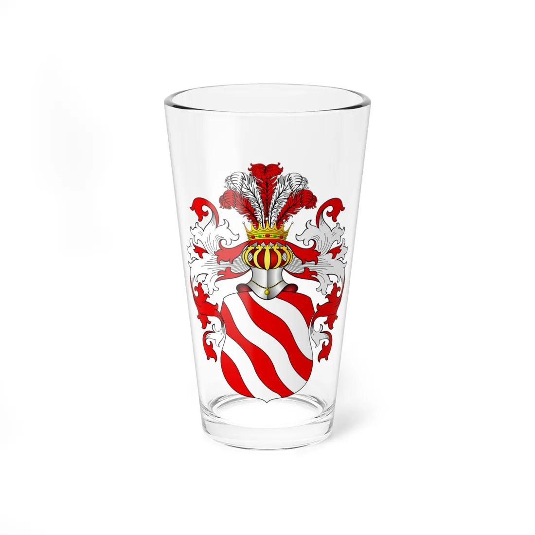 POL COA Kronenberg (Poland) (Coat of Arms) Pint Glass 16oz 16oz - Go Mug Yourself