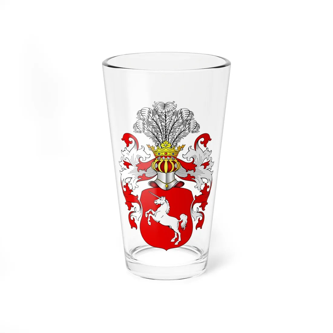 POL COA Osmołowski (Poland) (Coat of Arms) Pint Glass 16oz 16oz - Go Mug Yourself