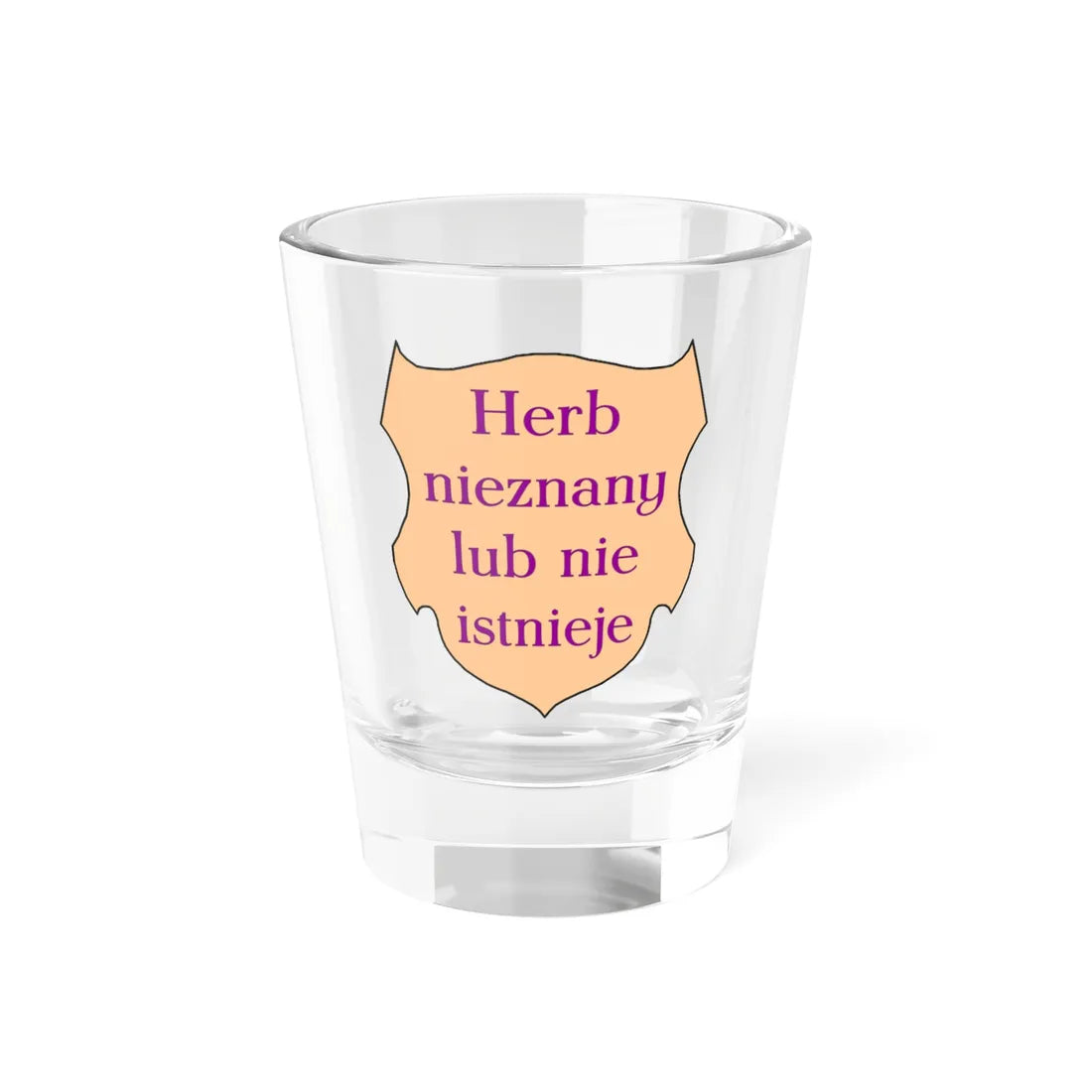 POL CoA placeholder herb zastępczy (Poland) (Coat of Arms) Shot Glass 1.5oz 1.5oz - Go Mug Yourself