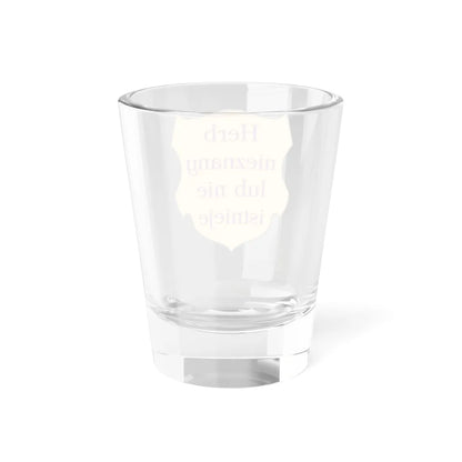 POL CoA placeholder herb zastępczy (Poland) (Coat of Arms) Shot Glass 1.5oz - Go Mug Yourself