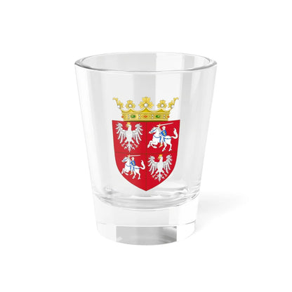 POL COA Polish-Lithuanian Commonwealth (Lithuania) (Coat of Arms) Shot Glass 1.5oz 1.5oz - Go Mug Yourself