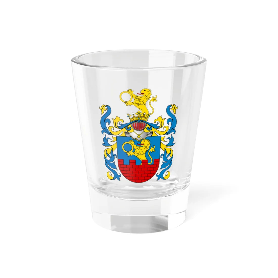 POL COA Prawdzic Gajl (Poland) (Coat of Arms) Shot Glass 1.5oz 1.5oz - Go Mug Yourself