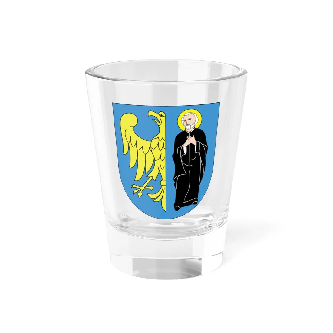 POL Czechowice-Dziedzice COA (Poland) (Coat of Arms) Shot Glass 1.5oz 1.5oz - Go Mug Yourself