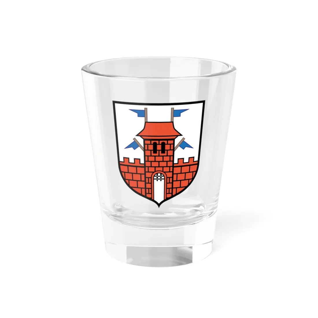 POL Czernina województwo dolnośląskie COA (Poland) (Coat of Arms) Shot Glass 1.5oz 1.5oz - Go Mug Yourself