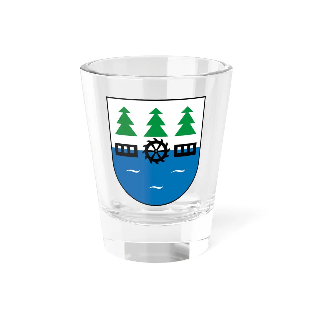 POL Czersk COA (Poland) (Coat of Arms) Shot Glass 1.5oz 1.5oz - Go Mug Yourself