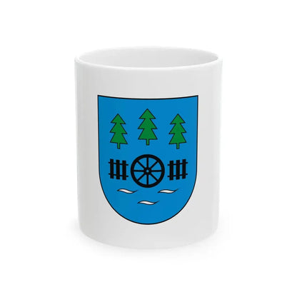 POL Czersk flag 1990-1999 (Poland) White Coffee Mug 11oz - Go Mug Yourself