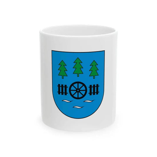 POL Czersk flag 1990-1999 (Poland) White Coffee Mug 11oz - Go Mug Yourself