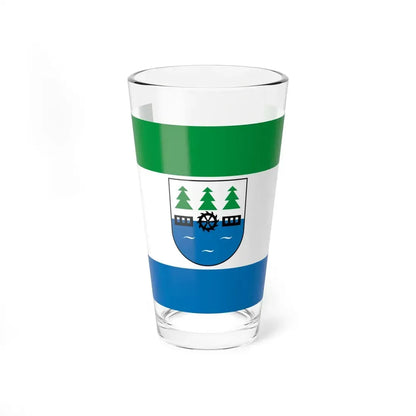 POL Czersk flag (Poland) Pint Glass 16oz 16oz - Go Mug Yourself