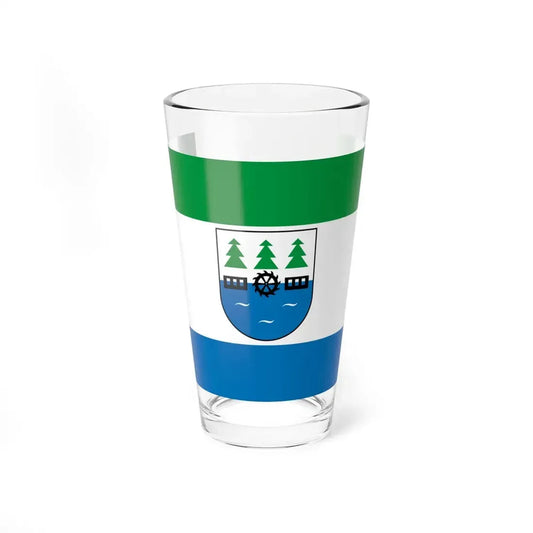 POL Czersk flag (Poland) Pint Glass 16oz 16oz - Go Mug Yourself