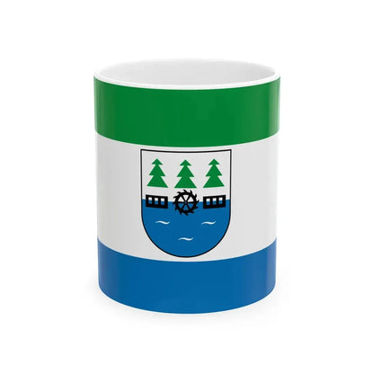 POL Czersk flag (Poland) White Coffee Mug 11oz - Go Mug Yourself