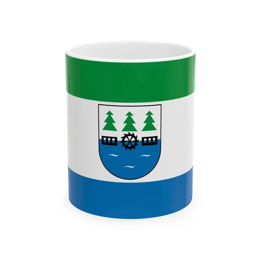 POL Czersk flag (Poland) White Coffee Mug 11oz - Go Mug Yourself