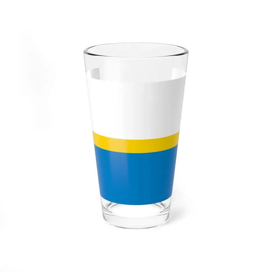 POL Czestochowa flag (Poland) Pint Glass 16oz 16oz - Go Mug Yourself