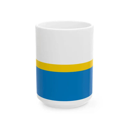POL Czestochowa flag (Poland) White Coffee Mug 15oz - Go Mug Yourself