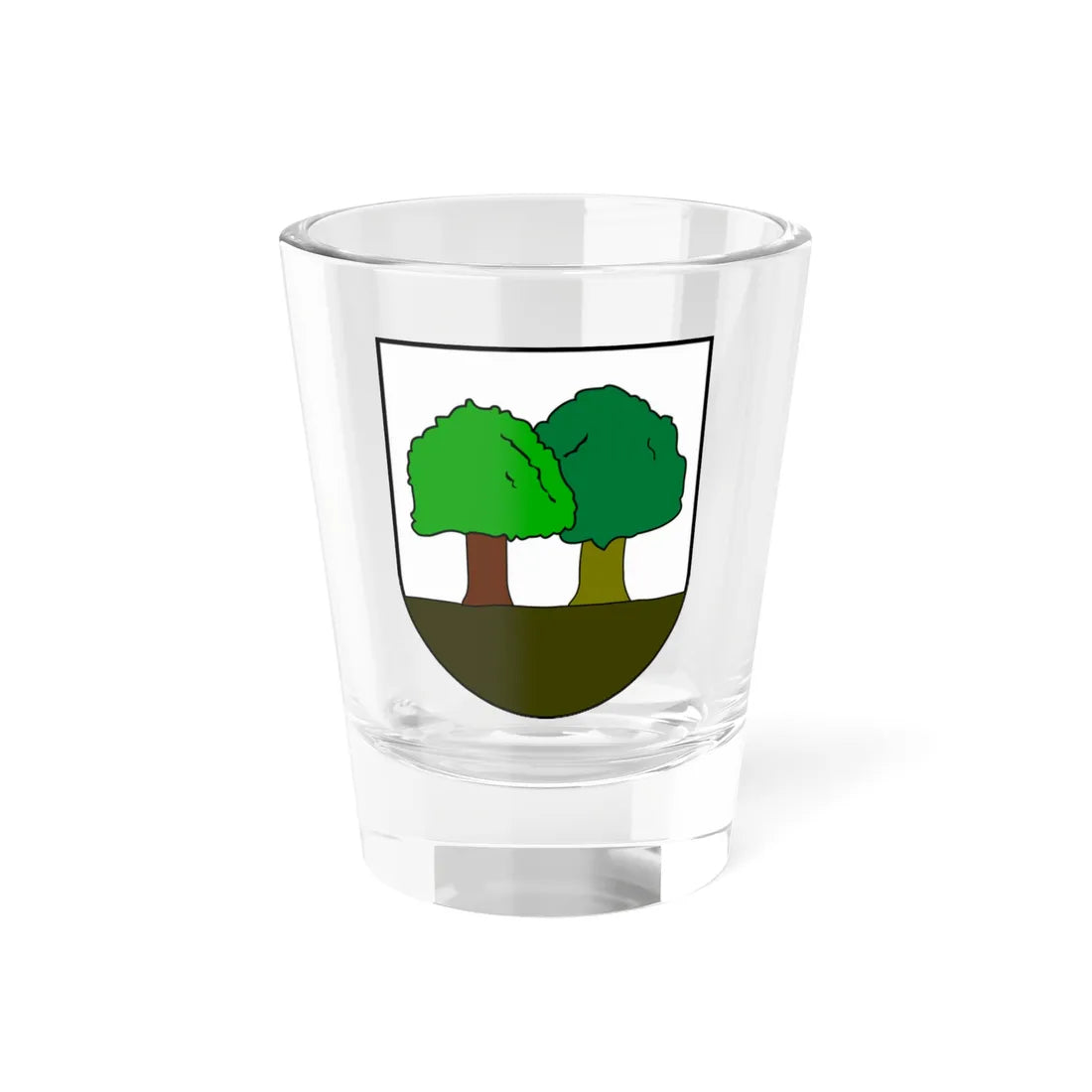 POL Dąbrówka Wielka dzielnica Piekar Śląskich COA (Poland) (Coat of Arms) Shot Glass 1.5oz 1.5oz - Go Mug Yourself
