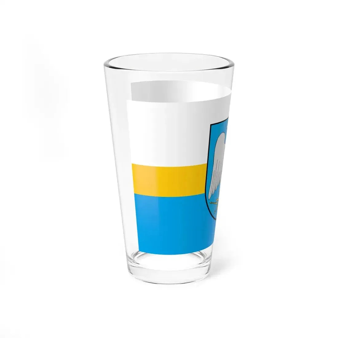 POL Deblin flag (Poland) Pint Glass 16oz - Go Mug Yourself