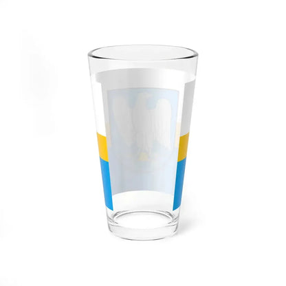 POL Deblin flag (Poland) Pint Glass 16oz - Go Mug Yourself