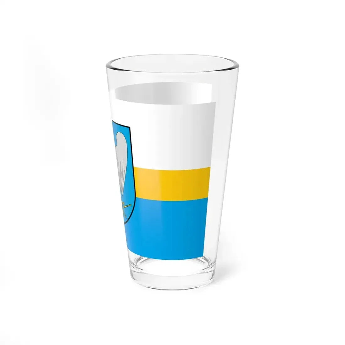 POL Deblin flag (Poland) Pint Glass 16oz - Go Mug Yourself