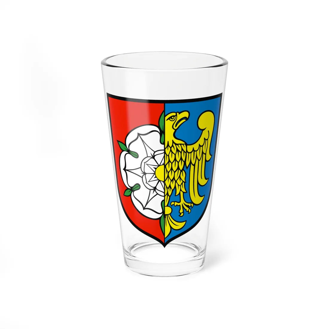 POL Dobrodzień COA (Poland) (Coat of Arms) Pint Glass 16oz 16oz - Go Mug Yourself