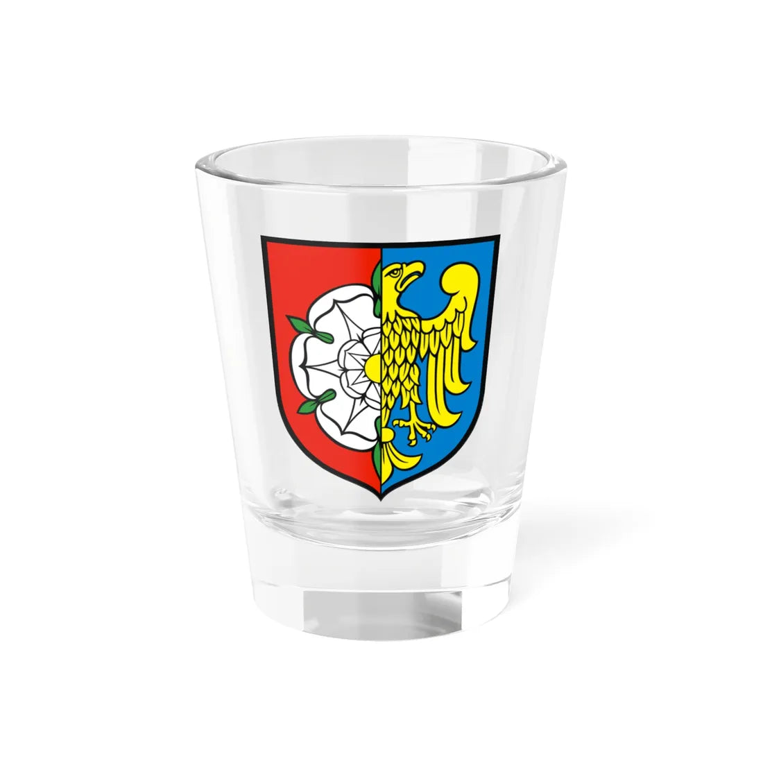 POL Dobrodzień COA (Poland) (Coat of Arms) Shot Glass 1.5oz 1.5oz - Go Mug Yourself