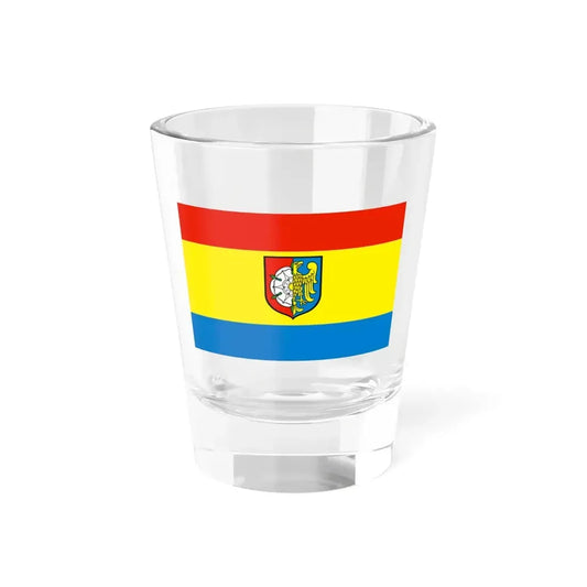POL Dobrodzien flag (Poland) Shot Glass 1.5oz 1.5oz - Go Mug Yourself