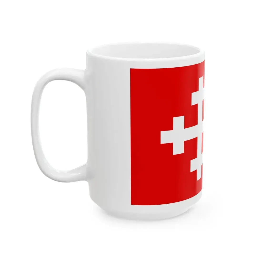 POL Dobrzyca flag (Poland) White Coffee Mug - Go Mug Yourself