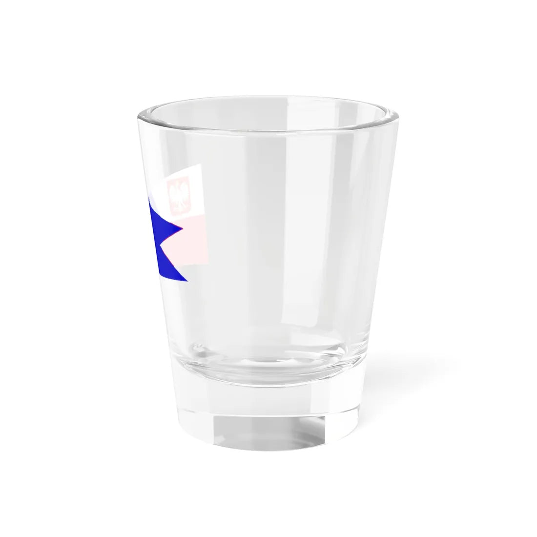 POL dowodca dywizjonu okretow rank flag (Poland) Shot Glass 1.5oz - Go Mug Yourself