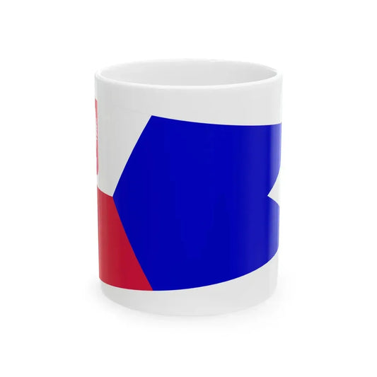 POL dowodca dywizjonu okretow rank flag (Poland) White Coffee Mug 11oz - Go Mug Yourself