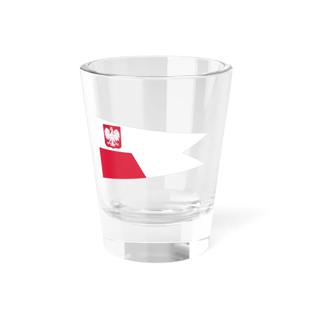 POL dowodca flotylli rank flag (Poland) Shot Glass 1.5oz 1.5oz - Go Mug Yourself