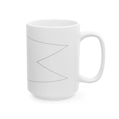 POL dowodca flotylli rank flag (Poland) White Coffee Mug - Go Mug Yourself