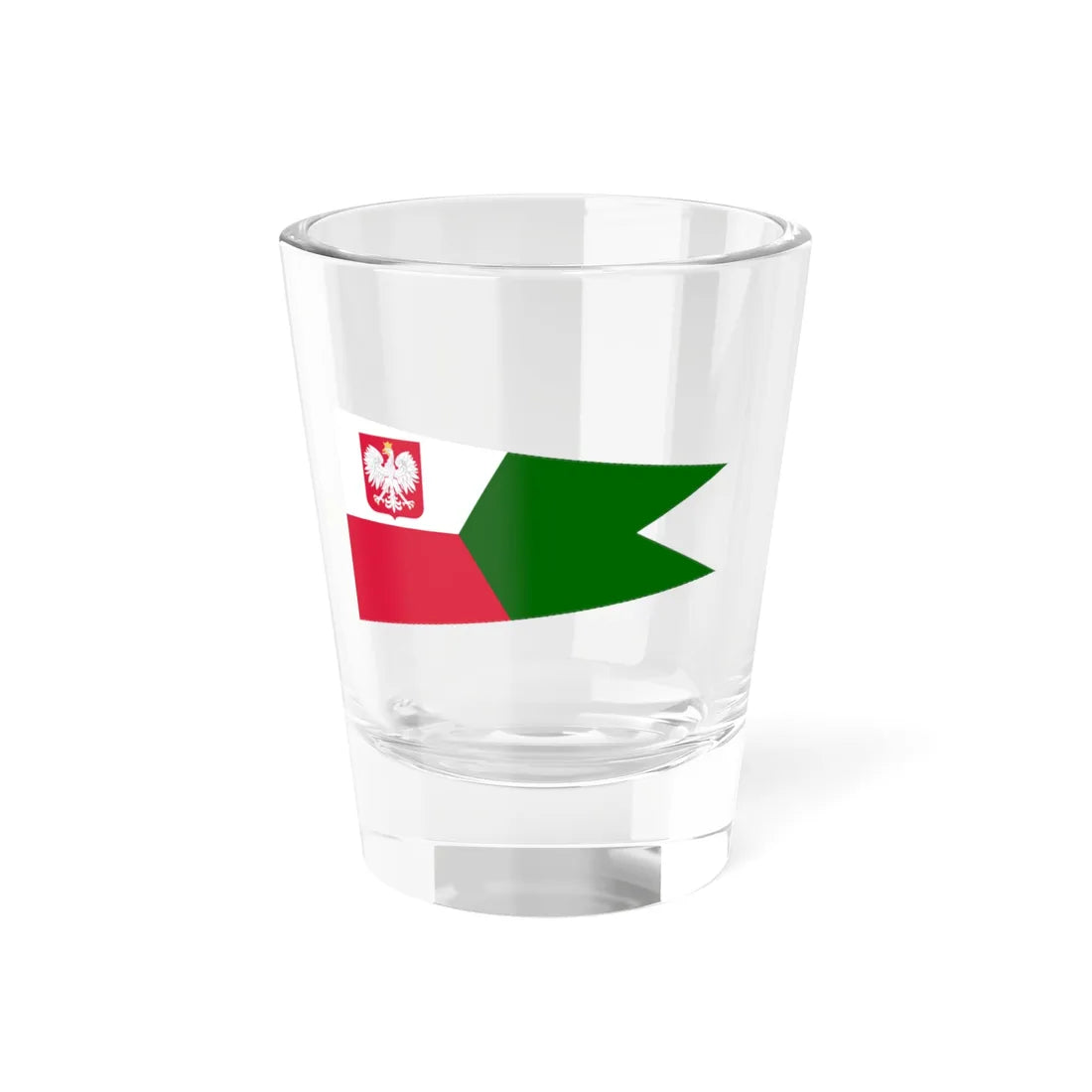 POL dowodca grupy okretow rank flag (Poland) Shot Glass 1.5oz 1.5oz - Go Mug Yourself