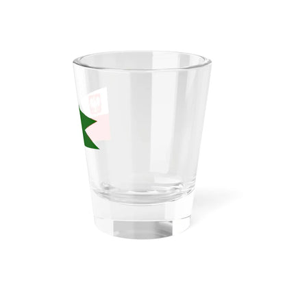 POL dowodca grupy okretow rank flag (Poland) Shot Glass 1.5oz - Go Mug Yourself