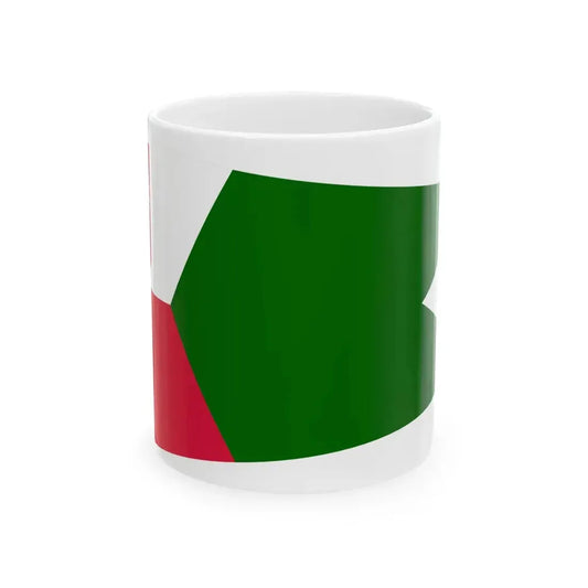 POL dowodca grupy okretow rank flag (Poland) White Coffee Mug 11oz - Go Mug Yourself