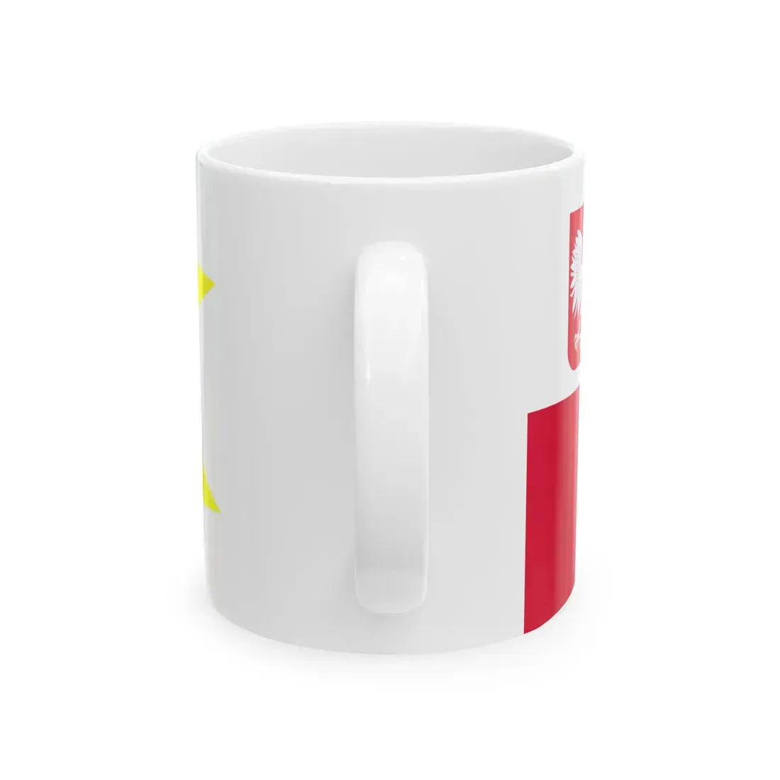 POL dowodca obrony wybrzeza rank flag (Poland) White Coffee Mug - Go Mug Yourself