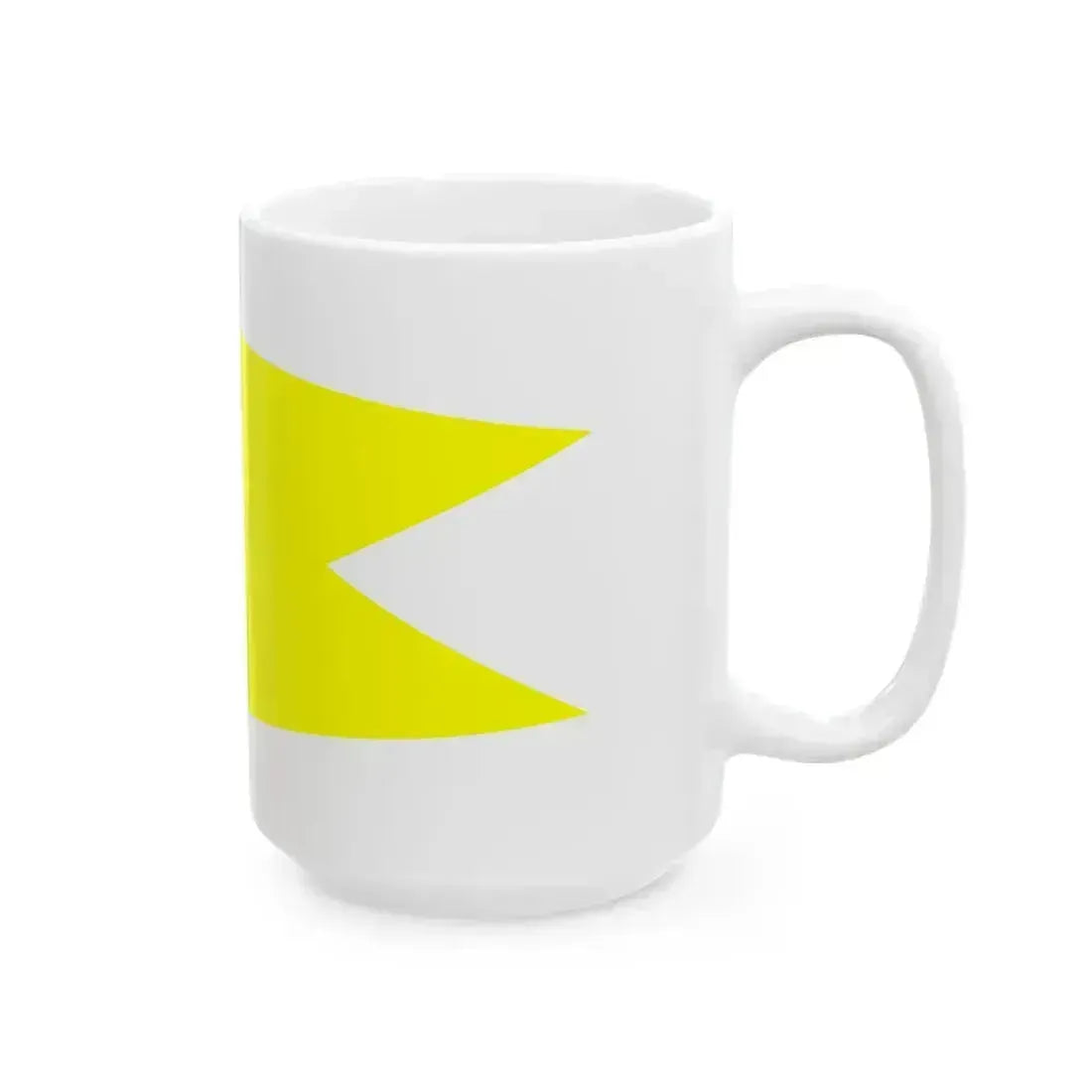 POL dowodca obrony wybrzeza rank flag (Poland) White Coffee Mug - Go Mug Yourself