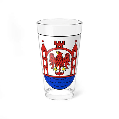 POL Drawsko Pomorskie COA (Poland) (Coat of Arms) Pint Glass 16oz 16oz - Go Mug Yourself