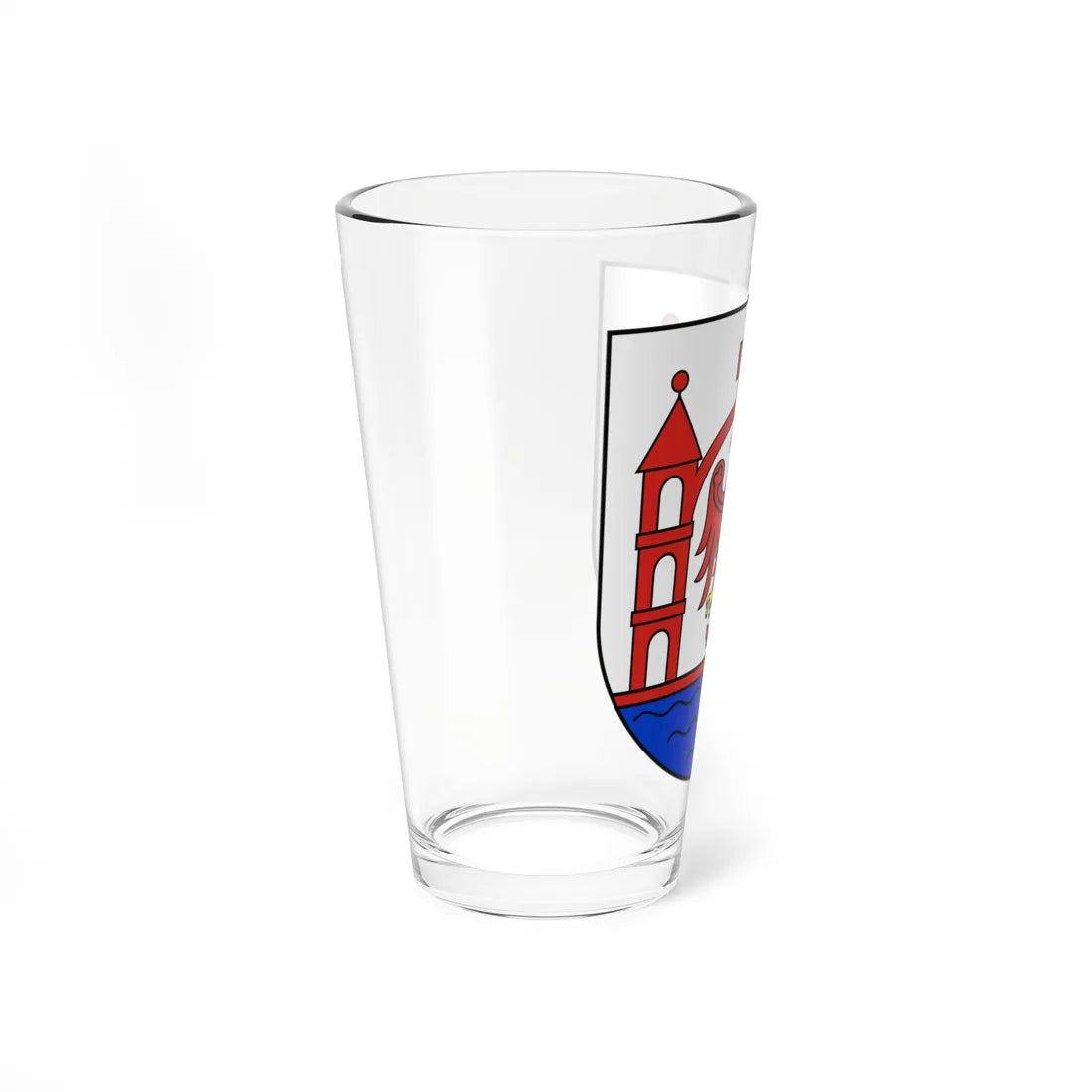 POL Drawsko Pomorskie COA (Poland) (Coat of Arms) Pint Glass 16oz - Go Mug Yourself