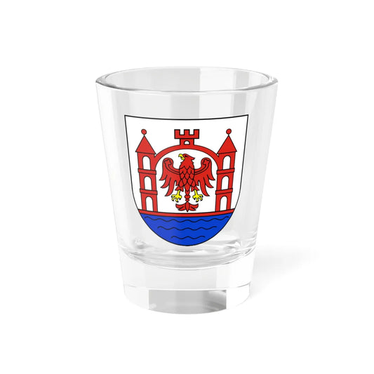POL Drawsko Pomorskie COA (Poland) (Coat of Arms) Shot Glass 1.5oz 1.5oz - Go Mug Yourself