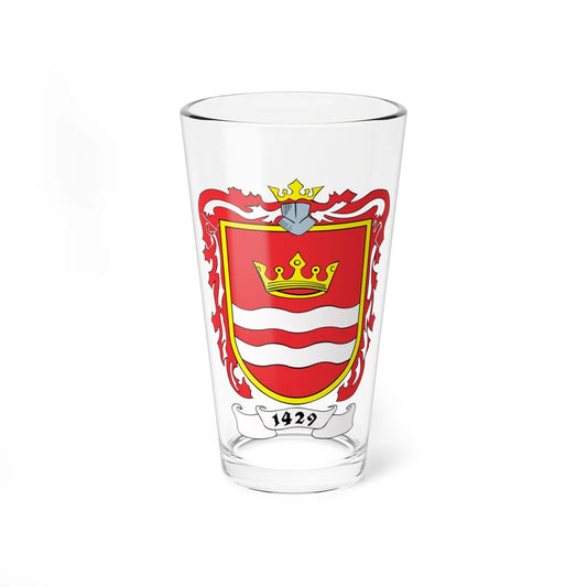 POL Drzewica COA dawny (Poland) (Coat of Arms) Pint Glass 16oz 16oz - Go Mug Yourself